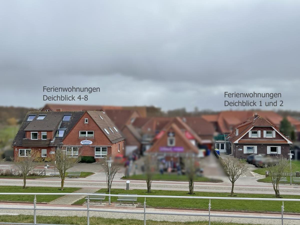 Deichblick 6 In Norddeich- Urlaub Mit Meerblick Am Strand Норден Екстер'єр фото